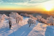 冰雪长白看夕阳最佳时间_如何拍摄最美雪景落日