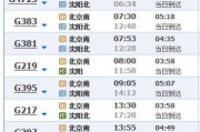 北京到沈阳高铁几个小时_沈阳高铁时刻表查询