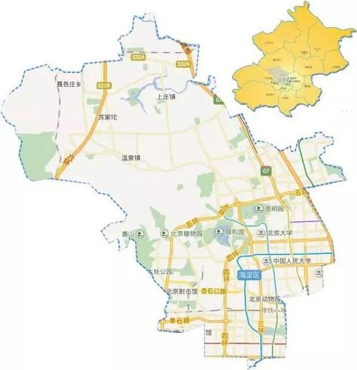 北京海淀区地图高清版哪里下载_海淀区高清地图最新版