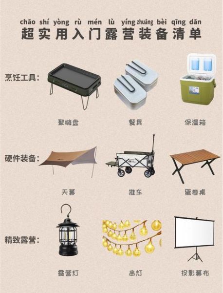 户外用具都有哪些_露营新手必备清单