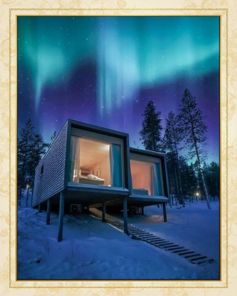 芬兰冰雪小镇怎么玩_极光玻璃屋住宿攻略