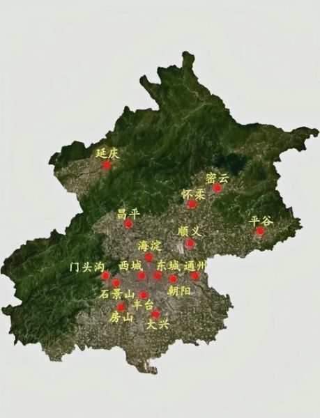 北京各区分布图怎么看_北京16个区分布详解