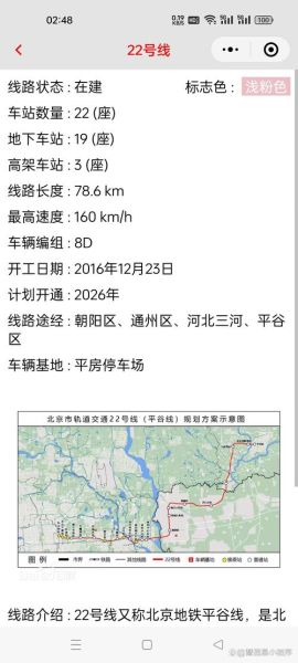 北京22号线开通时间_沿线房价走势