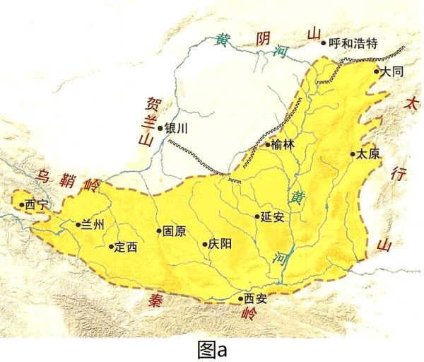 黄土高原地图在哪里_黄土高原地形特征是什么