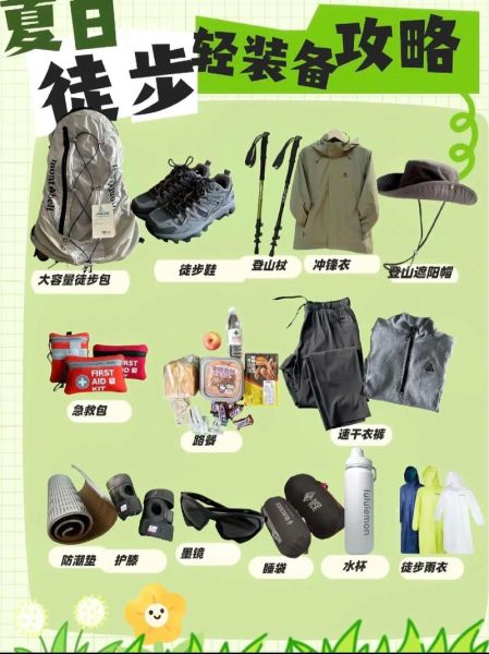 户外徒步装备清单_新手如何规划路线
