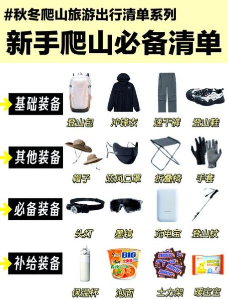 户外徒步装备清单_新手如何加入户外活动群