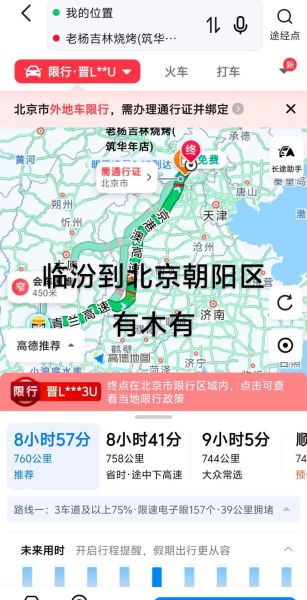 临汾到北京多少公里_临汾到北京自驾多久