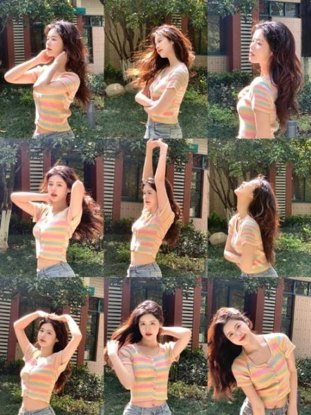 户外美女拍照穿什么_如何拍出自然感