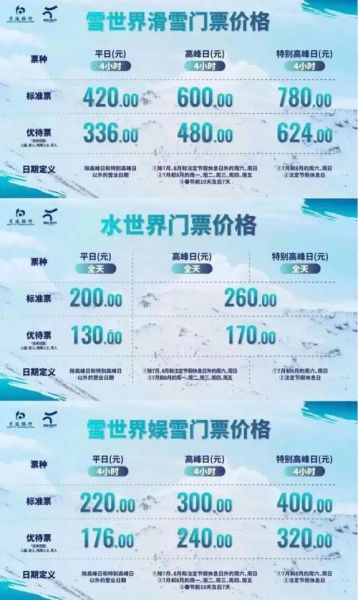 上海冰雪梦幻乐园门票价格_营业时间