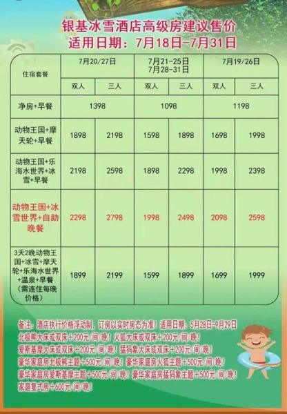 银基冰雪世界酒店多少钱一晚_住哪里最方便
