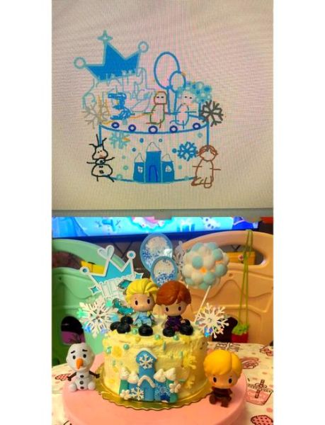 北京冰雪奇缘生日蛋糕哪里买_定制流程