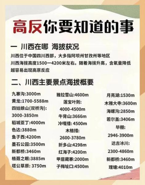 黄龙景区有高原反应吗_如何预防