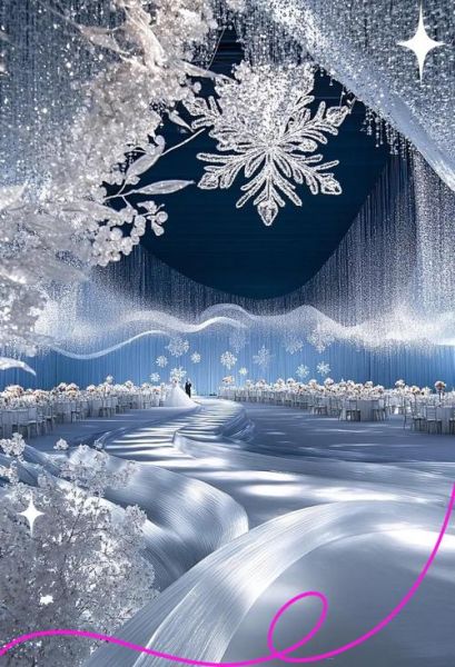 冰雪婚礼展示区怎么布置_冰雪婚礼展示区需要哪些元素