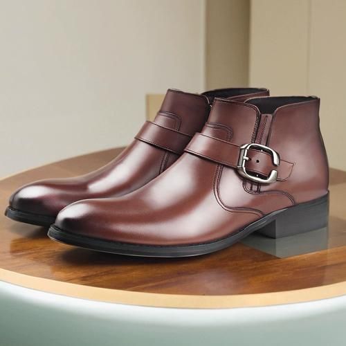 户外男牛皮高帮皮鞋哪个好_怎么选尺码